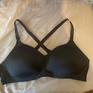 Torrid Curve Smooth Racer Back Bra 40C Black Lace
